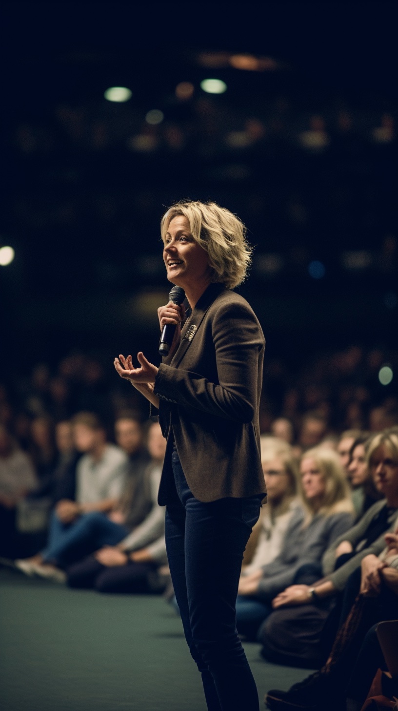 Vorbitor la conferință